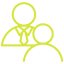 Personnel icon representing on-site warehouse personnel