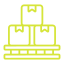 Pallet icon representing flexible inventory storage and pallet capacity