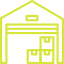 Commercial warehousing services icon